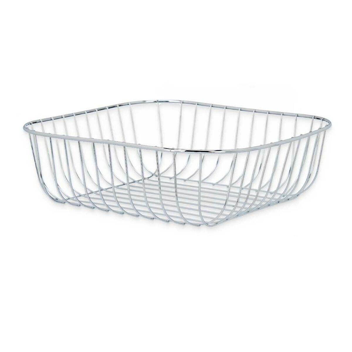 Fructieră Kinvara Argintiu Metal 30 x 9 x 30 cm (6 Unități)